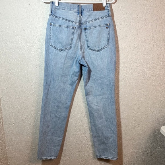 Madewell The Perfect Vintage Jeans Light Wash Size 25 Straight Leg - Picture 4 of 9